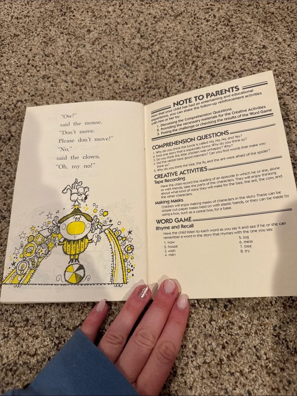 'No, No, No and Yes' Children's Book Vintage